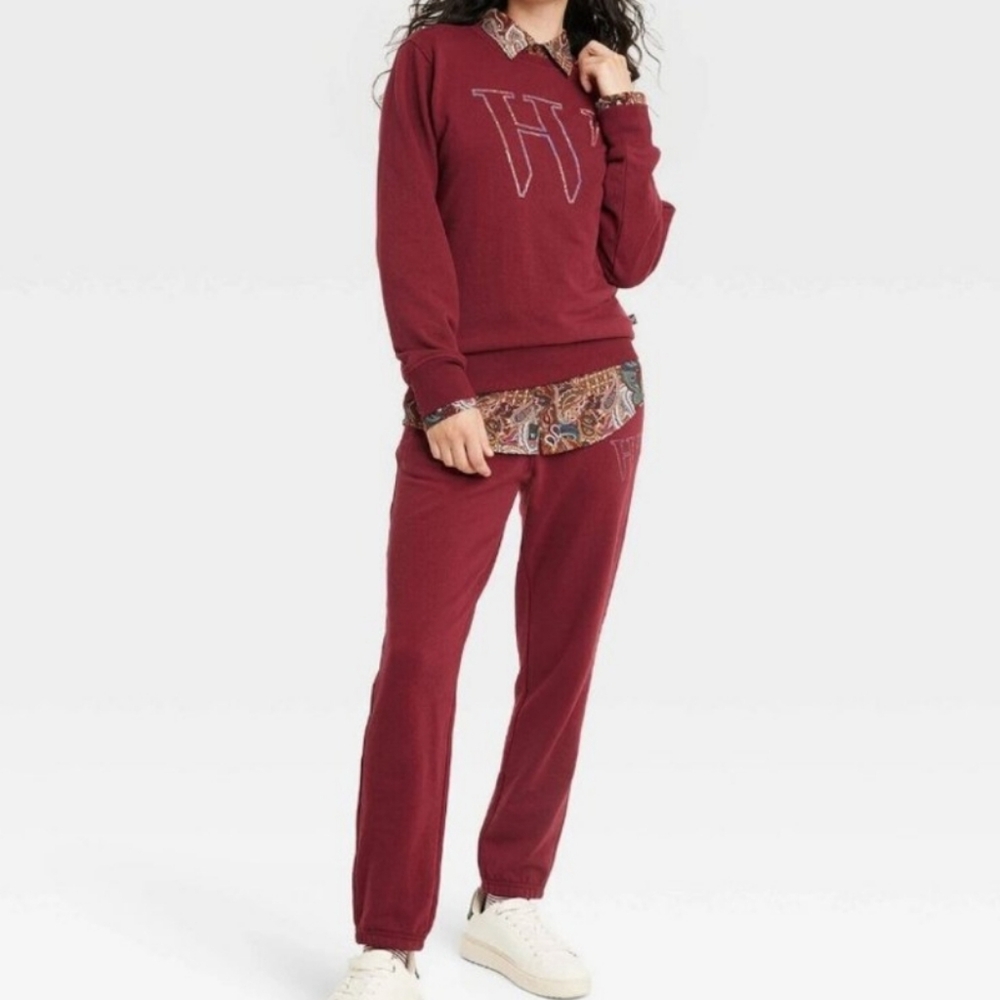 🎯Houston White × Target | Jogger Set In Burgundy